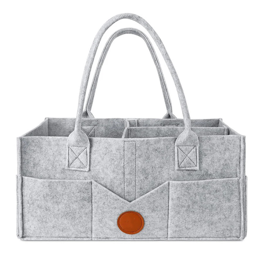 Baby Nursery Organizer - 子供用フェルトおむつ収納袋ベビー雑貨おもちゃおむつ大容量フェルトおむつバッグ