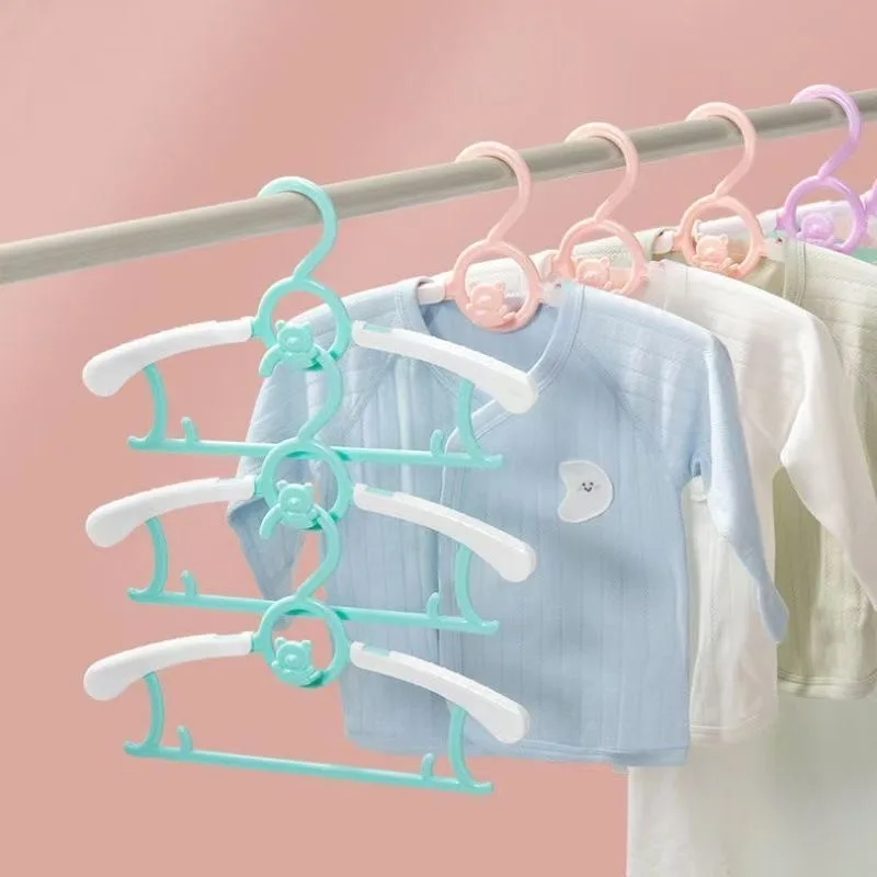 Baby Nursery Closet - 5/10/20 個拡張可能なベビー保育園クローゼットハンガー省スペース子供用滑り止めハンガー女の子男の子幼児子供用