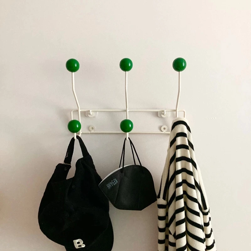 Baby Nursery Hooks - ヴィンテージウォールフック 韓国風メタル製衣類帽子ホルダーラック かぎ針編みオーガナイザー ホームベビーキッズルームデコレーション 保育園装飾