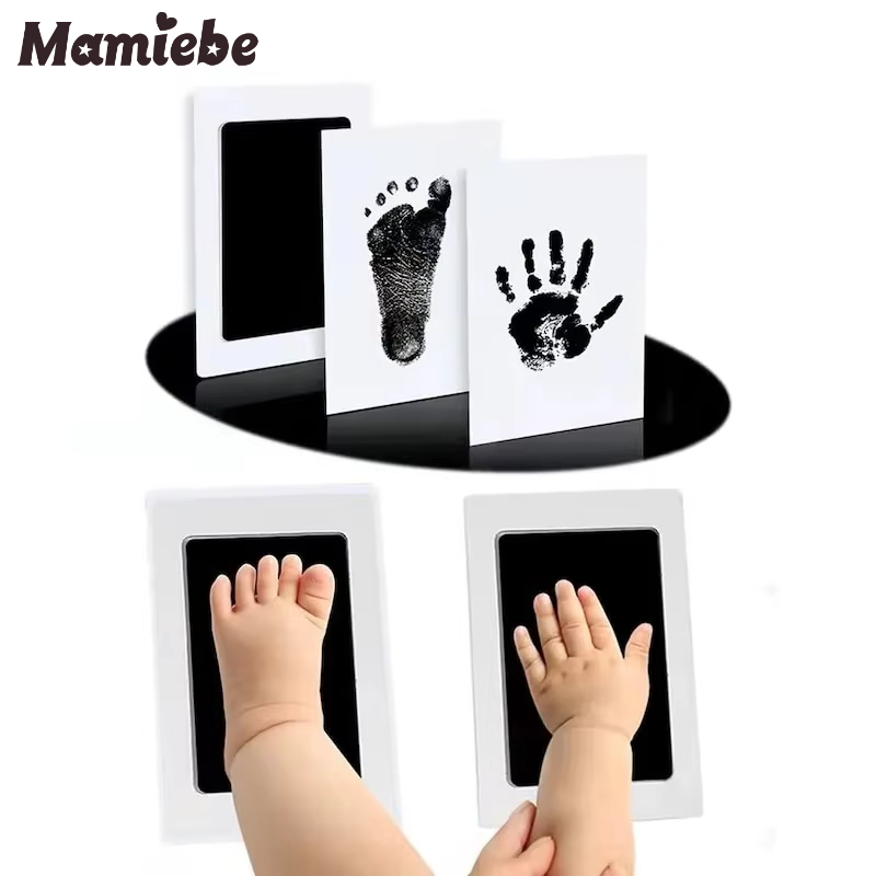 Footprint Ink Kit - 無毒の赤ちゃんの指紋キット,新生児の足跡や指紋をキャプチャし,お土産やギフトに最適です
