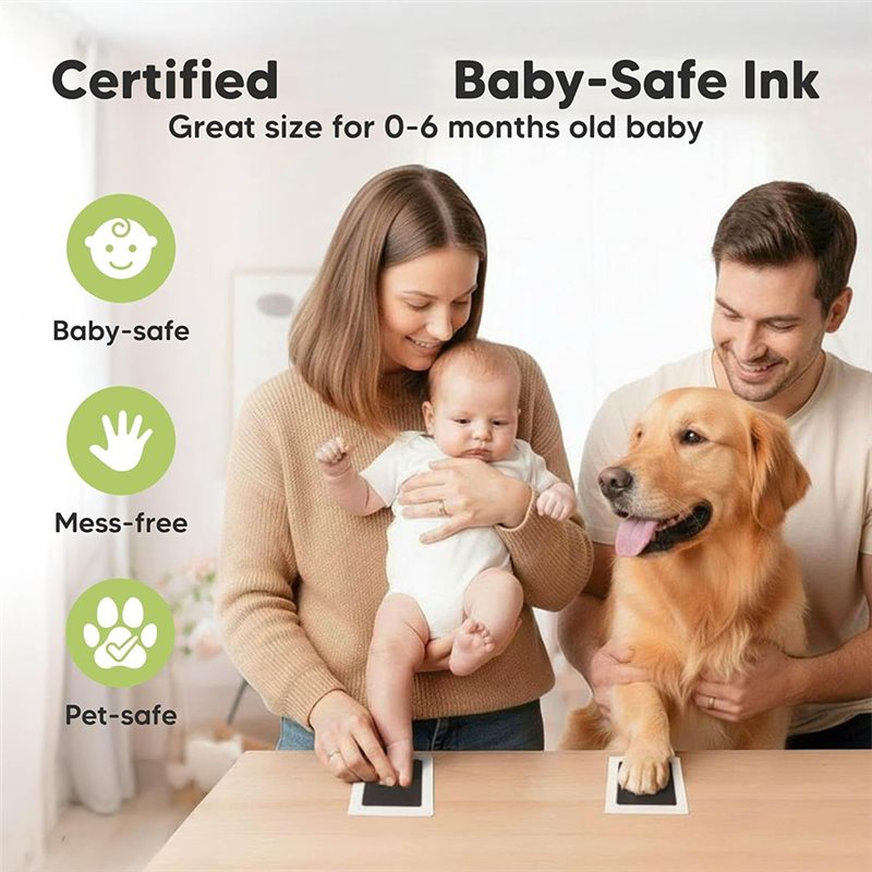 【新規ユーザー限定】インクレスベビー新生児用記念品手形・足形 - Footprint Ink Kit のレビューと価格