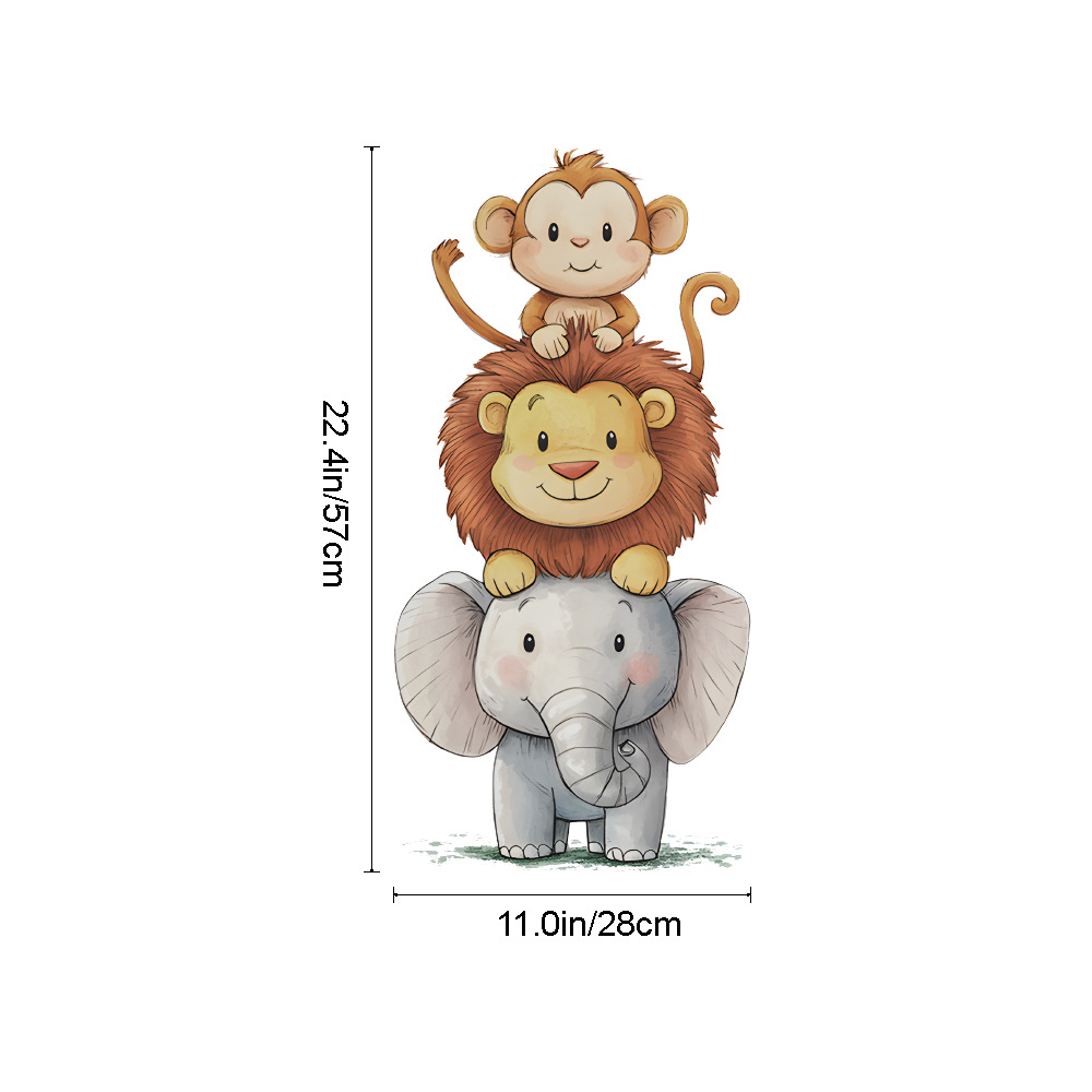 かわいい森の動物の壁ステッカー部屋用ベビールーム装飾保育園壁 - Baby Nursery Stickers のレビューと価格