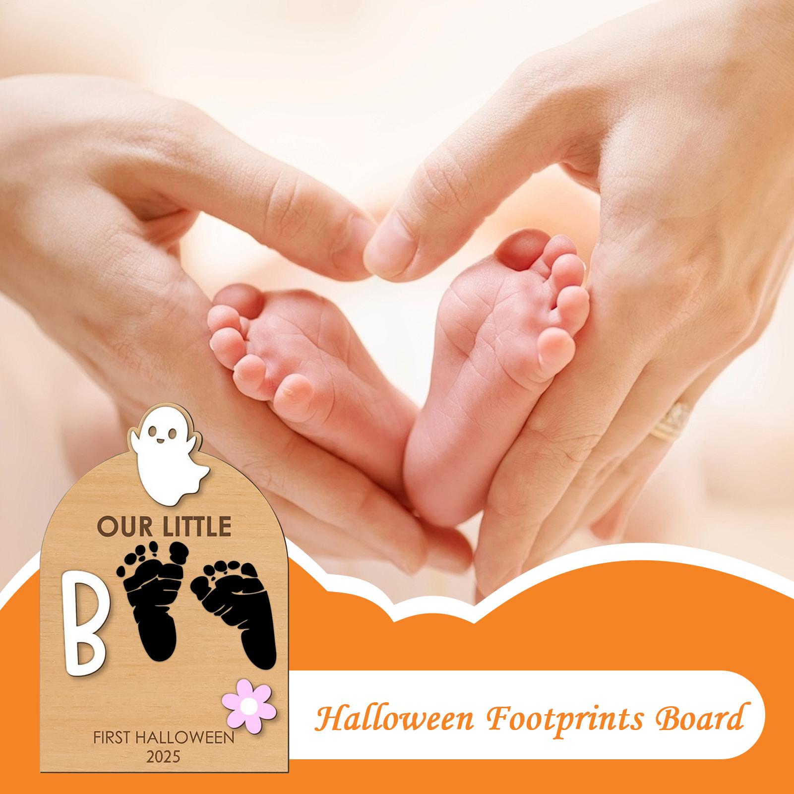 ベビーハンド＆フットプリントキット ハロウィン ベビーフット - Footprint Ink Kit のレビューと価格