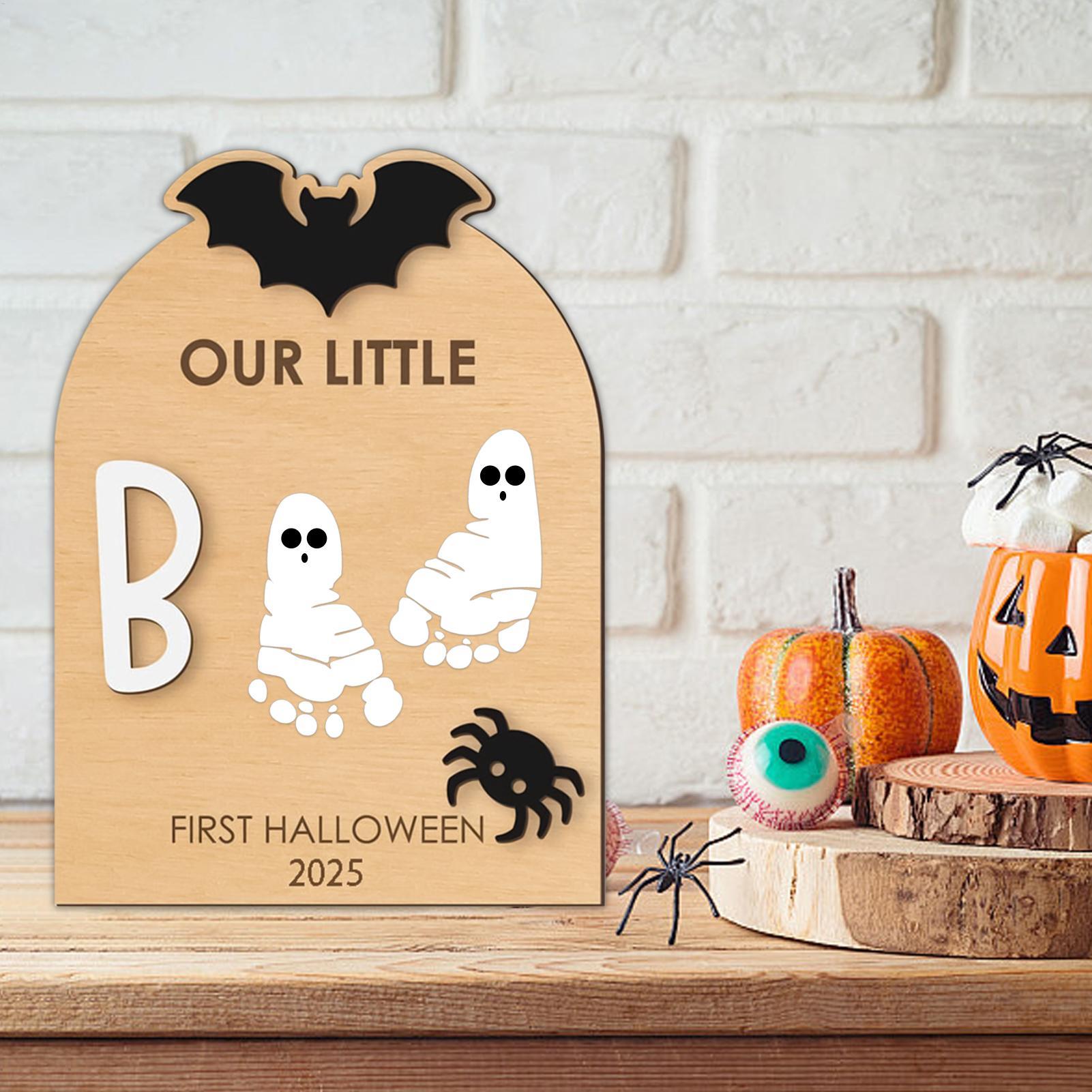 ベビーハロウィン足形・手形アートサインクラフトキット、インク - Footprint Ink Kit のレビューと価格