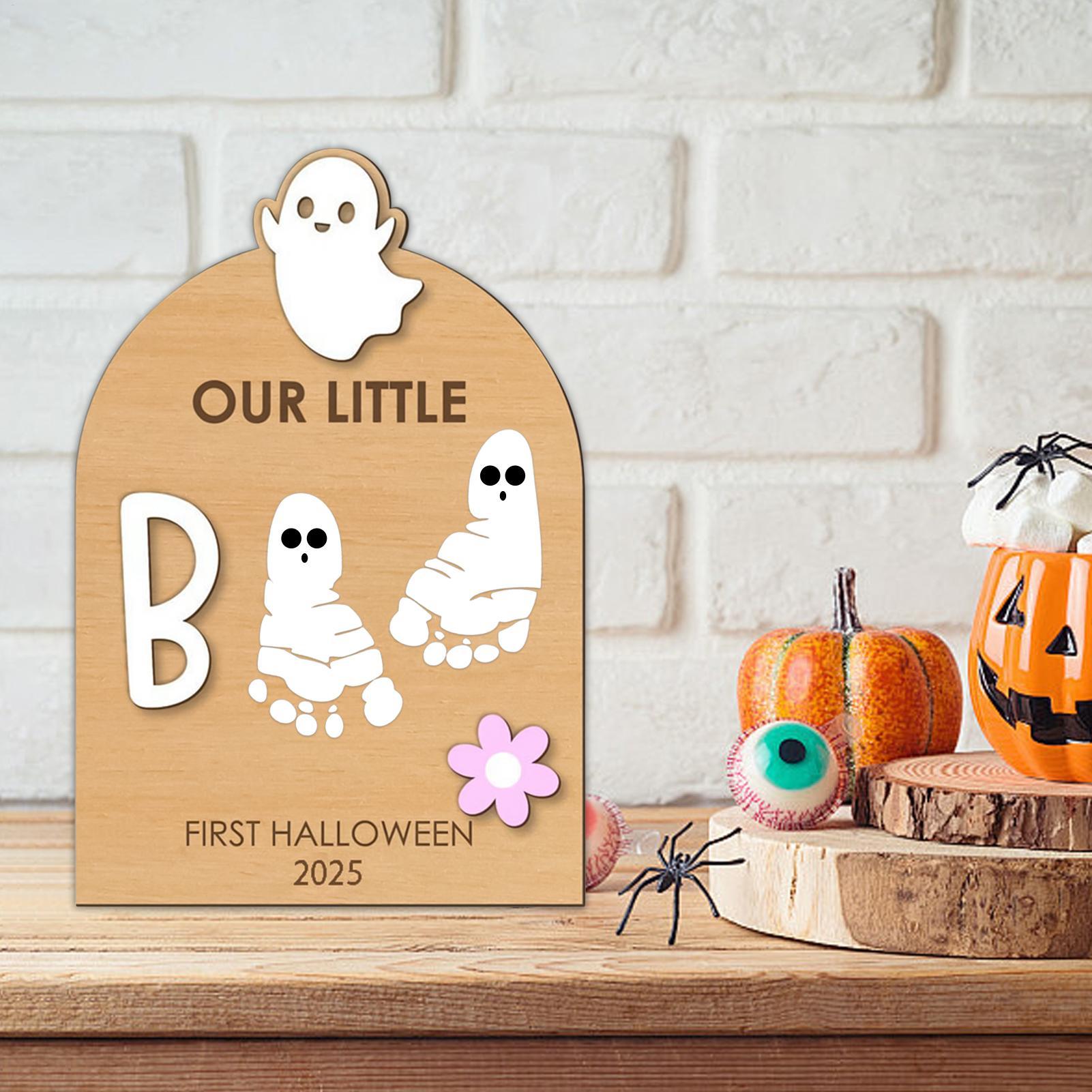 ベビーハロウィン足形・手形アートサインクラフトキット、インク - Footprint Ink Kit のレビューと価格