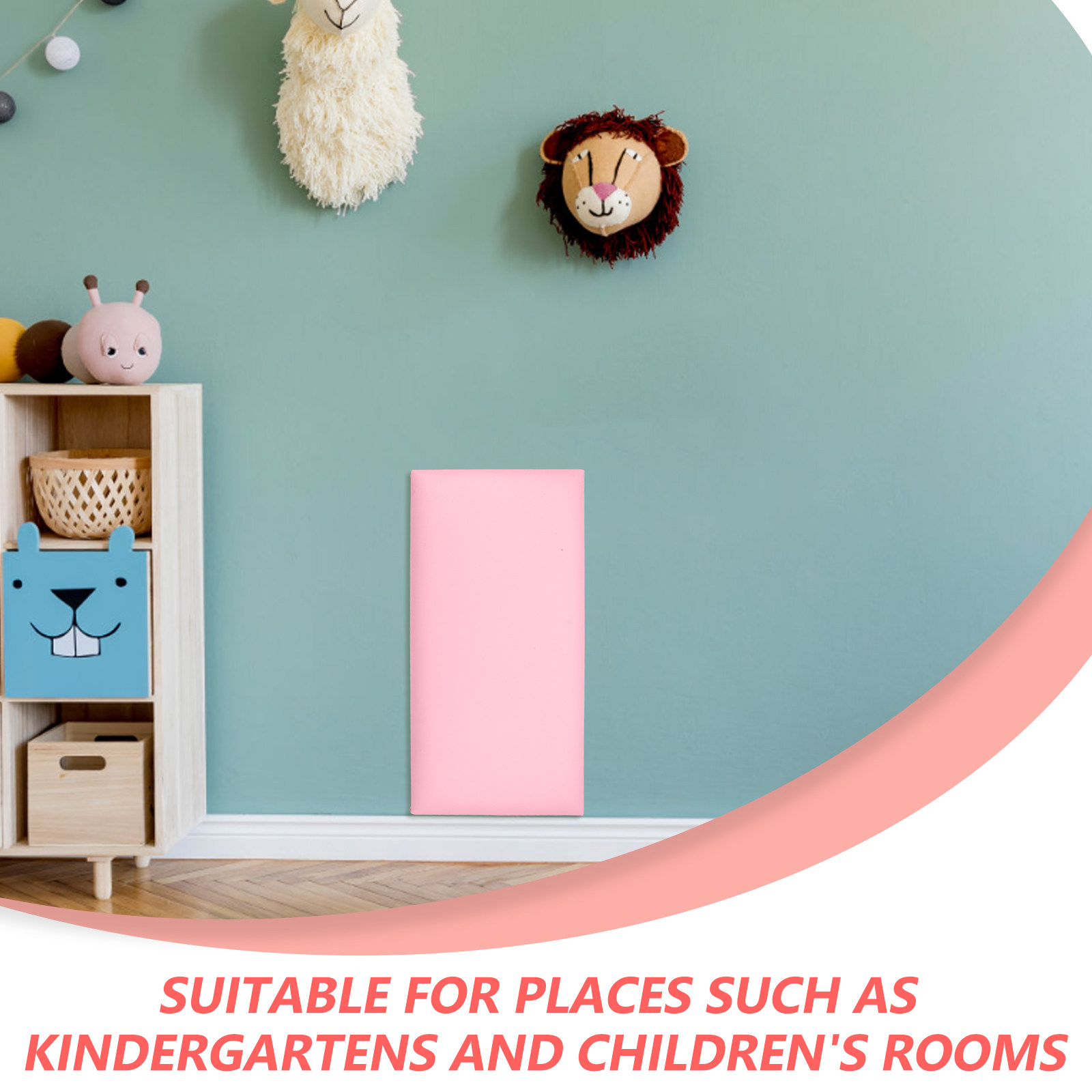 自己粘着性衝突防止ウォールパッド 厚手ソフトクッション ベビ - Baby Nursery Stickers のレビューと価格