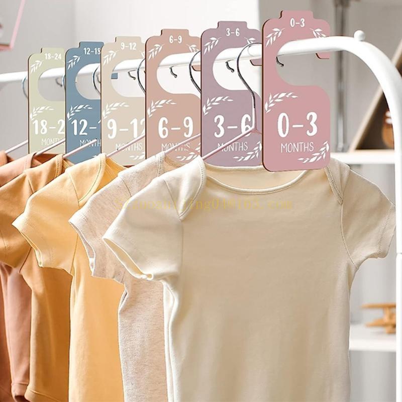 8個セット ベビークローゼット木製仕切り ナーサリーワードロ - Baby Nursery Closet のレビューと価格