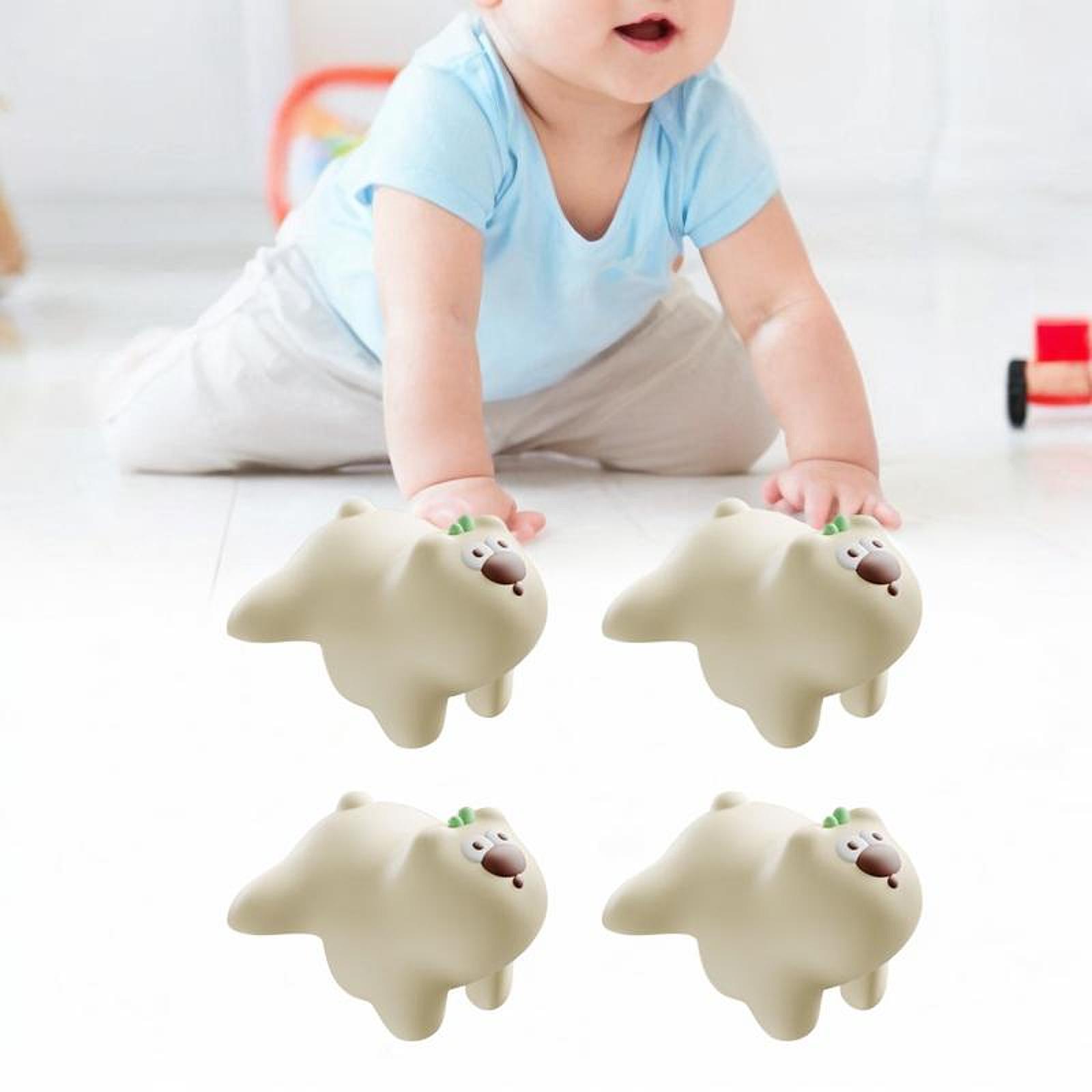 テーブルコーナープロテクター ソフトPVC製 ベビープルーフ - Baby Nursery Plants のレビューと価格