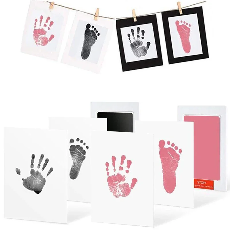 0〜10ヶ月の新生児用ペット犬の足跡記念品、赤ちゃんの足跡・ - Footprint Ink Kit のレビューと価格