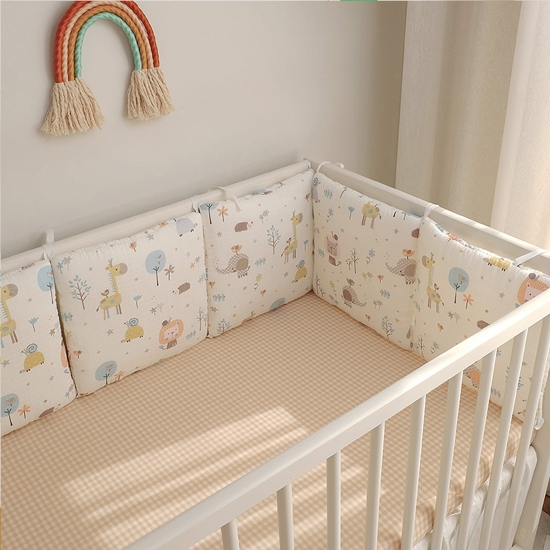 ベビーベッド用ベビーバンパー6個 30x30cm 漫画寝具セ - Baby Nursery Set Furniture のレビューと価格