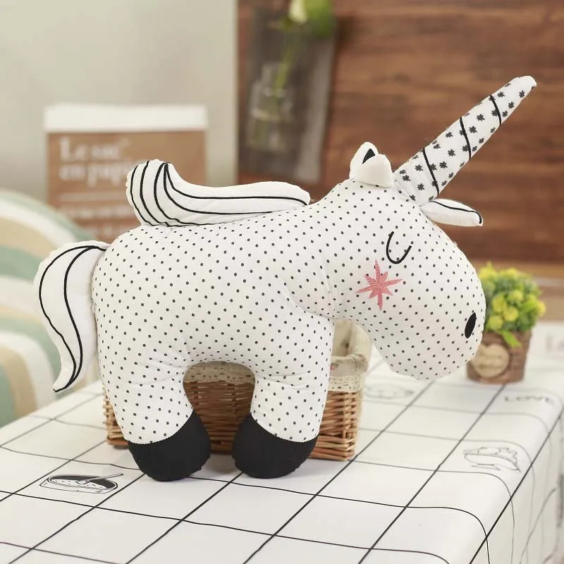 綿入りぬいぐるみ ウサギ クマ ユニコーン プラッシュ枕 ベ - Baby Unicorn Nursery のレビューと価格