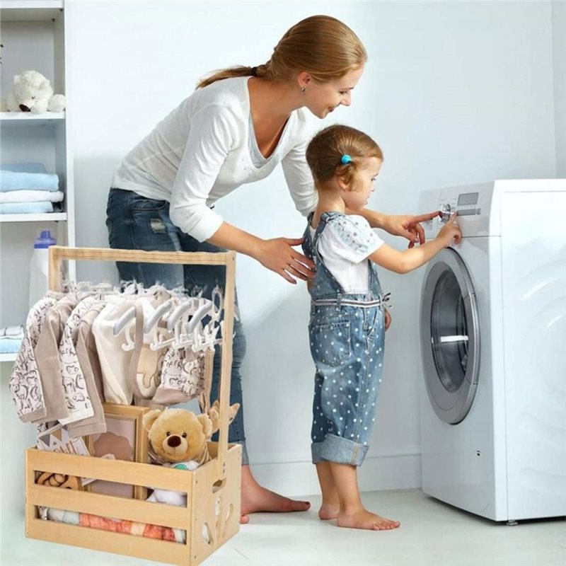ABFU-木製ベビーシャワーギフトバスケット（ハンドル付き） - Baby Nursery Closet のレビューと価格