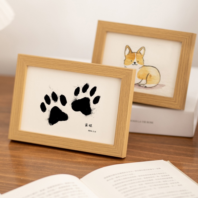 安全で無毒なペット（犬・猫）の足跡インクパッド、洗浄不要、簡 - Footprint Ink Kit のレビューと価格