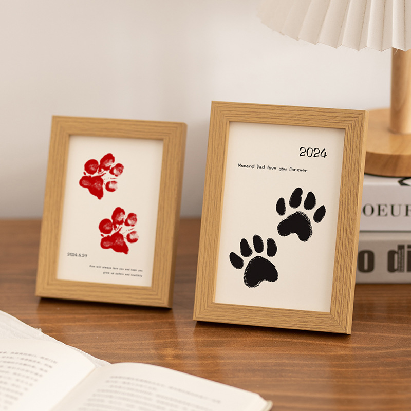 安全で無毒なペット（犬・猫）の足跡インクパッド、洗浄不要、簡 - Footprint Ink Kit のレビューと価格