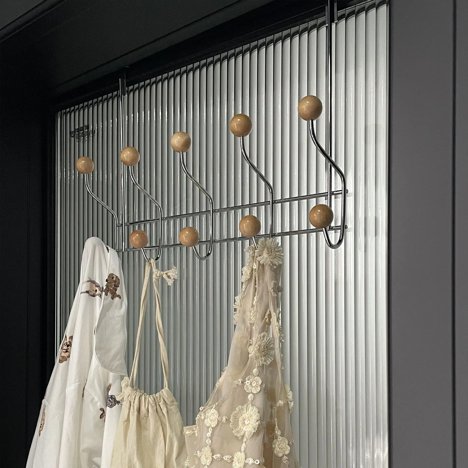 韓国風ヴィンテージウォールフック帽子ホルダー、金属製衣類ラッ - Baby Nursery Hooks のレビューと価格