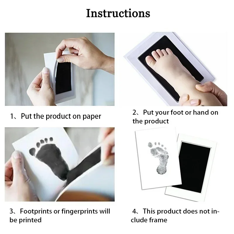 新生児用,赤ちゃん用,お土産,掃除,シャワーギフト用のお守り - Footprint Ink Kit のレビューと価格