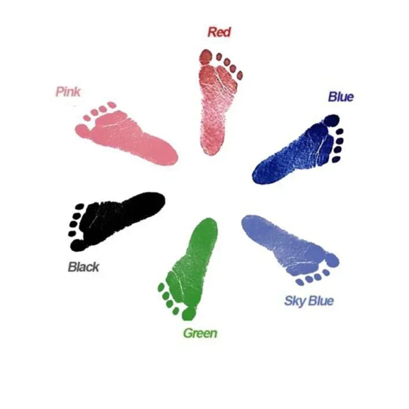 幼児用お土産 ベビーDIY 新生児手形足形キット インクパッ - Footprint Ink Kit のレビューと価格
