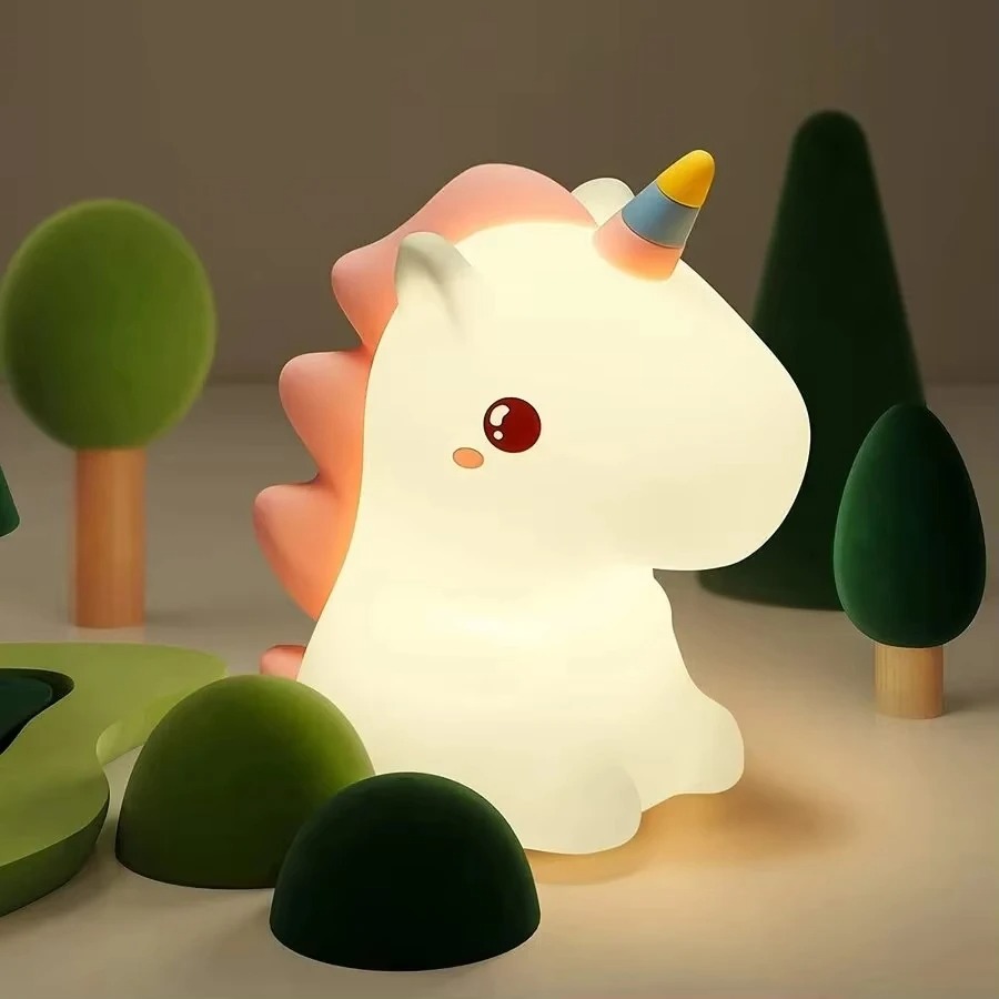 GGbingo ユニコーンシリコンUSB LEDナイトライト - Baby Unicorn Nursery のレビューと価格
