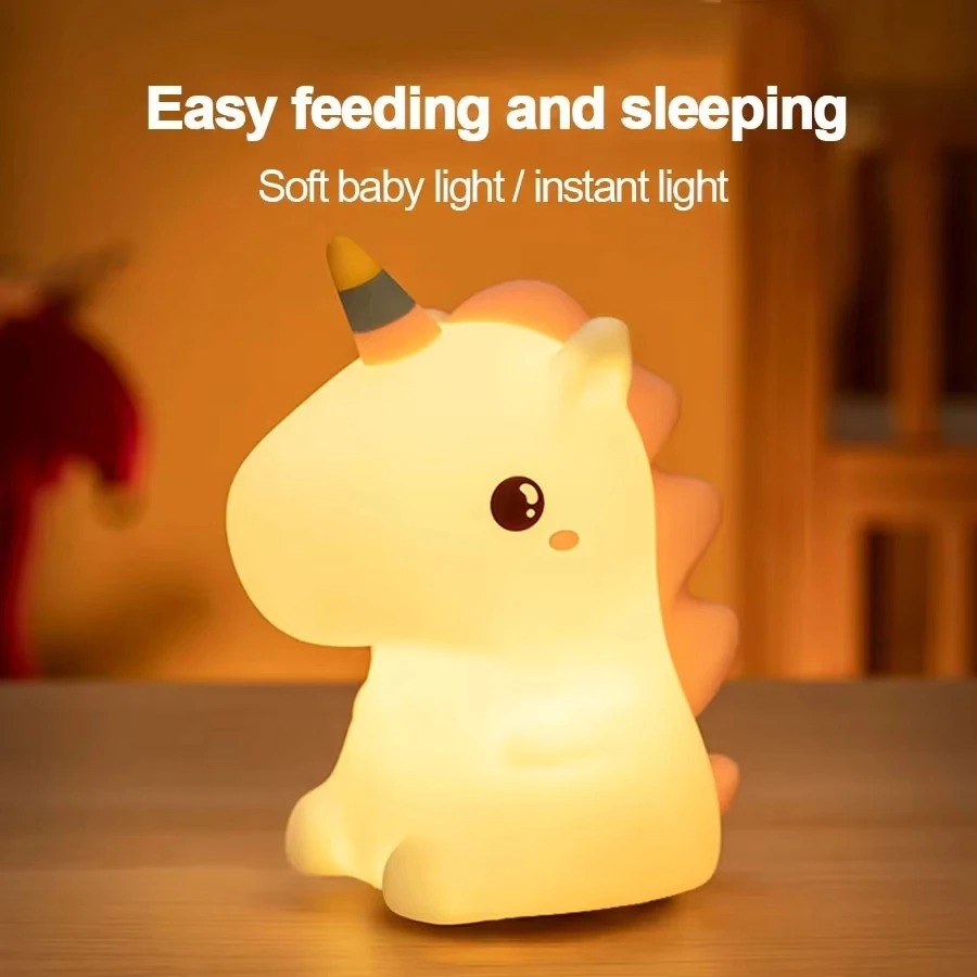 GGbingo ユニコーンシリコンUSB LEDナイトライト - Baby Unicorn Nursery のレビューと価格