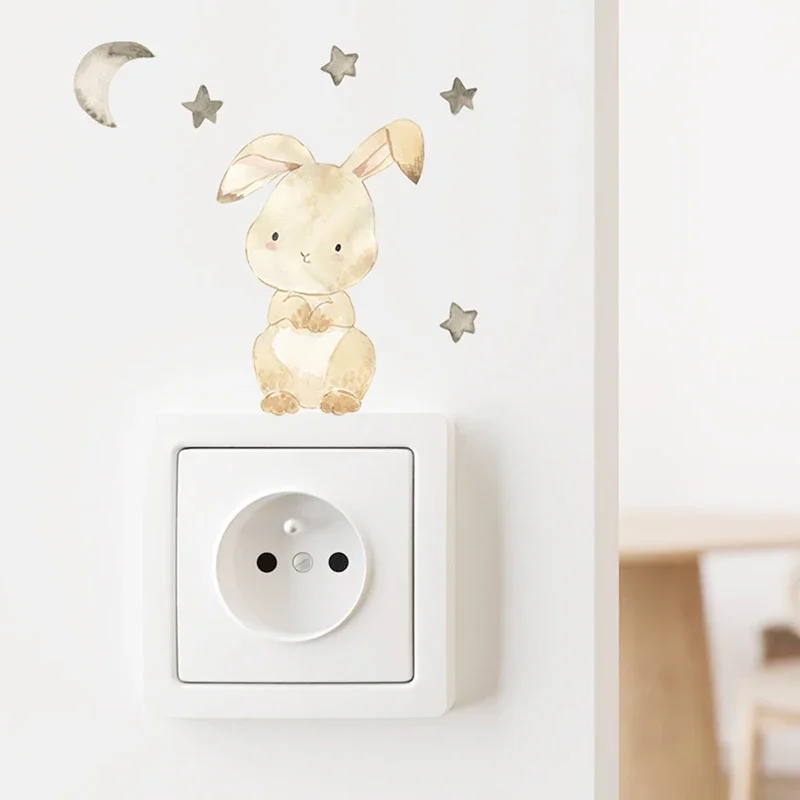 1/2/4/6 セット漫画動物ウォールステッカー子供部屋用ベ - Baby Nursery Stickers のレビューと価格