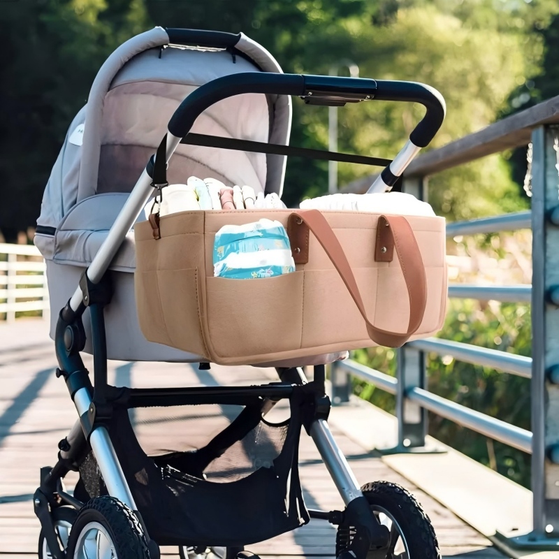 おむつキャディー 保育園オーガナイザー フェルト製 多層 ベ - Baby Nursery Organizer のレビューと価格